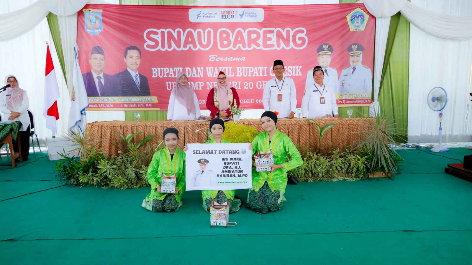 Sinau Bareng Siswa SMP, Wabup Harapkan Dapat Membuka Wawasan Inovasi Para Siswa